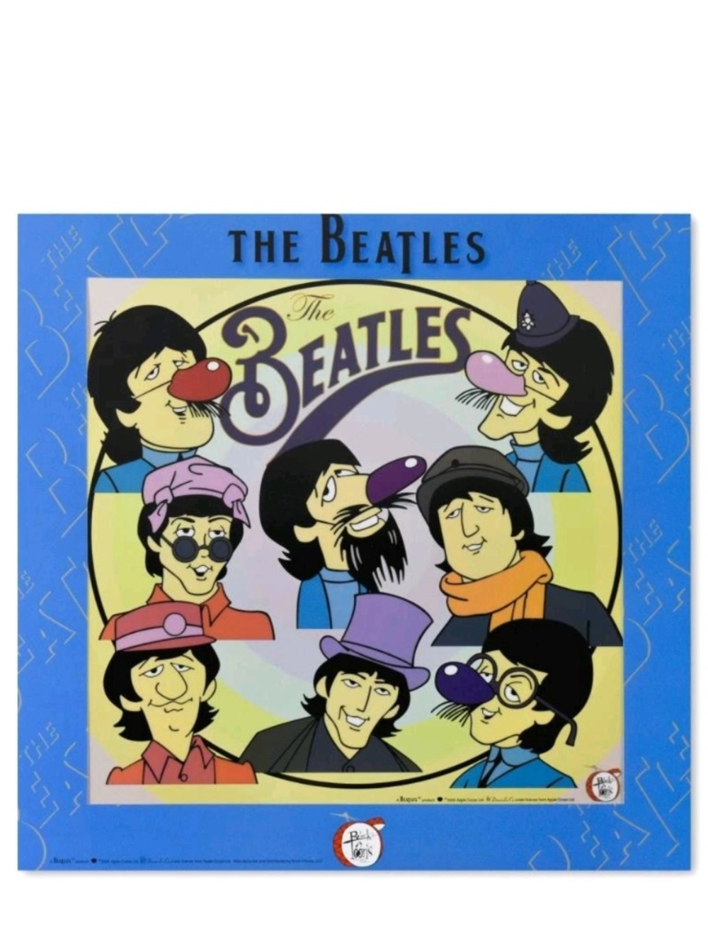 Limited Edition Wallart - The Beatles "Fab Faces"